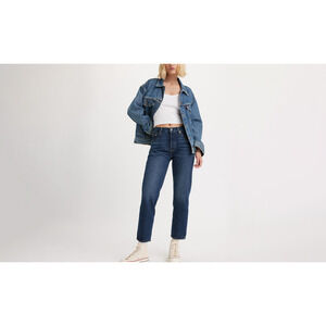 Levi's '501' Blue Cropped Denim Jeans Size 26 - NWT